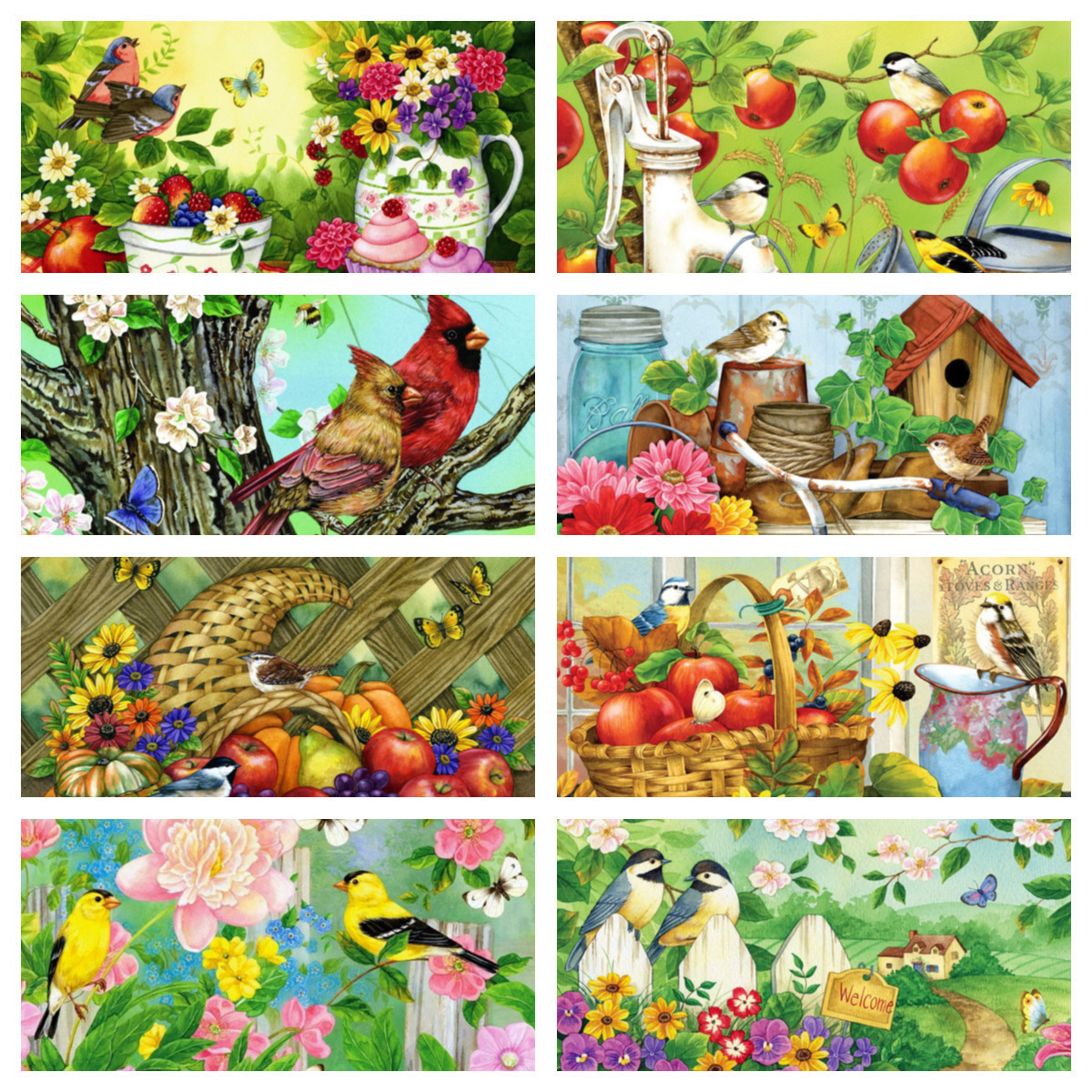 Home decoration high quality art painting DIY cross stitch animal painting bird 5D diamond painting