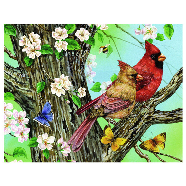 Home decoration high quality art painting DIY cross stitch animal painting bird 5D diamond painting