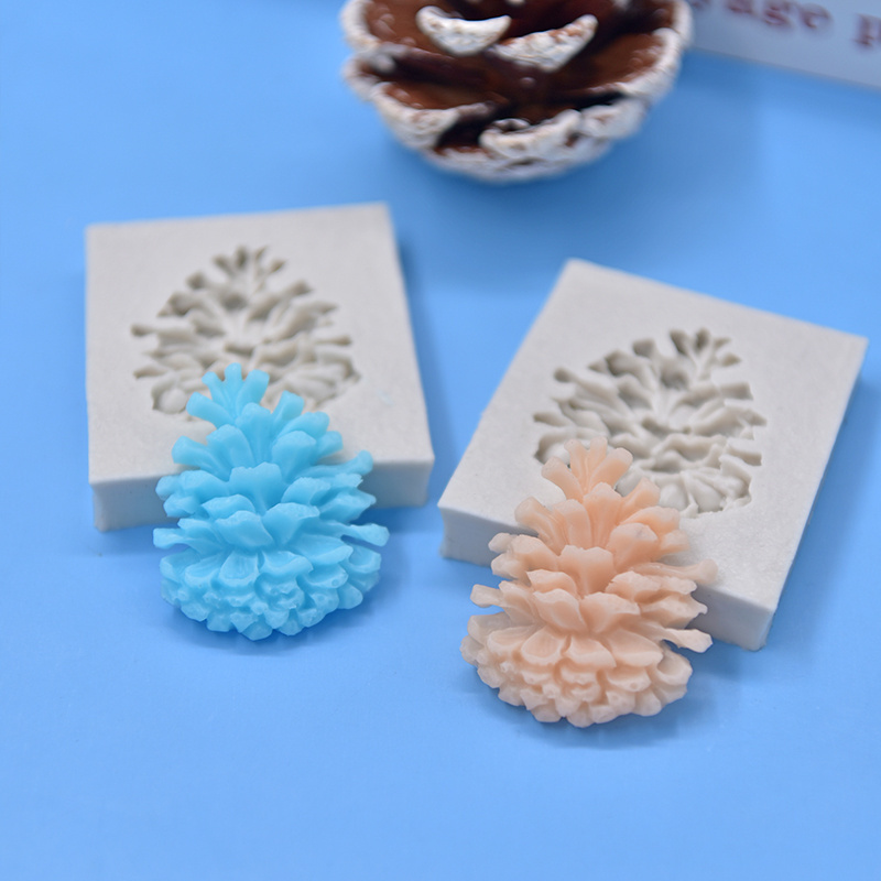 2024 Hot Style Wholesale Cute Cone Shape Silicone Mold 3D Fondant Cake Candle Silicone Mold For DIY