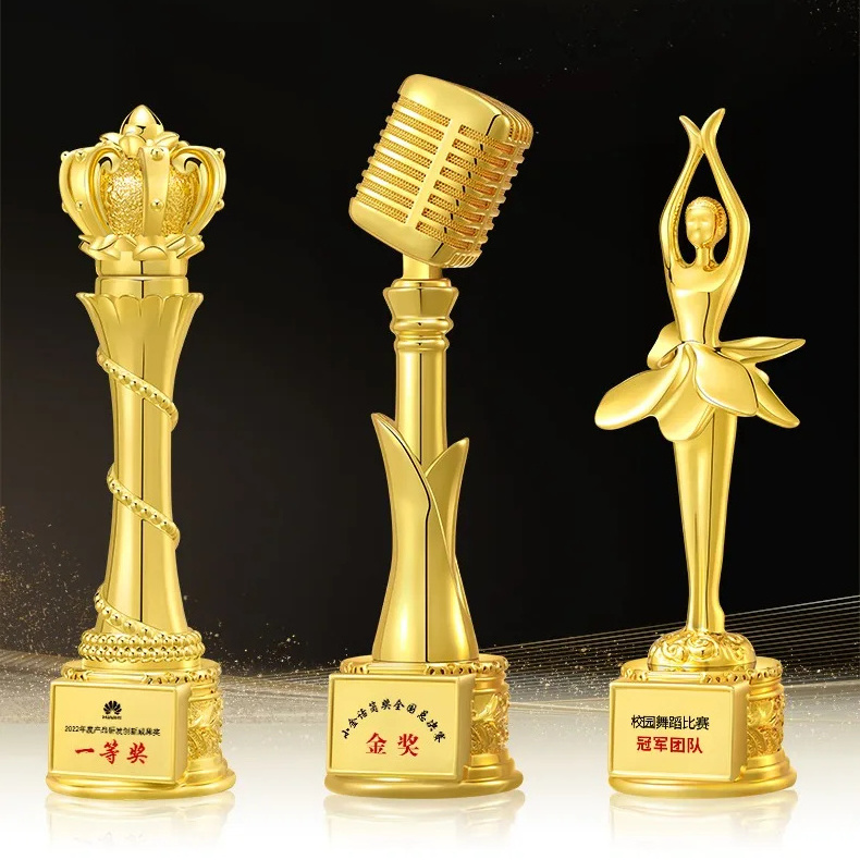 Resin Trophy Creative Body Dance Annual Meeting Excellent Employee Children's Honor Competition Souvenir