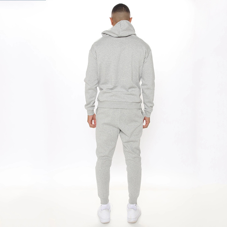 Custom Men's blank hoodies jogger pants Set High Quality french terry 100% Organic Cotton heavyweight tracksuit for Men