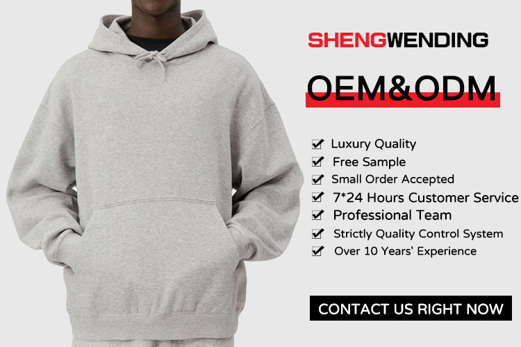 Custom Men Cotton pullover Sweatshirt oversized streetwear crewneckmock neck men's hoodies & sweatshirts