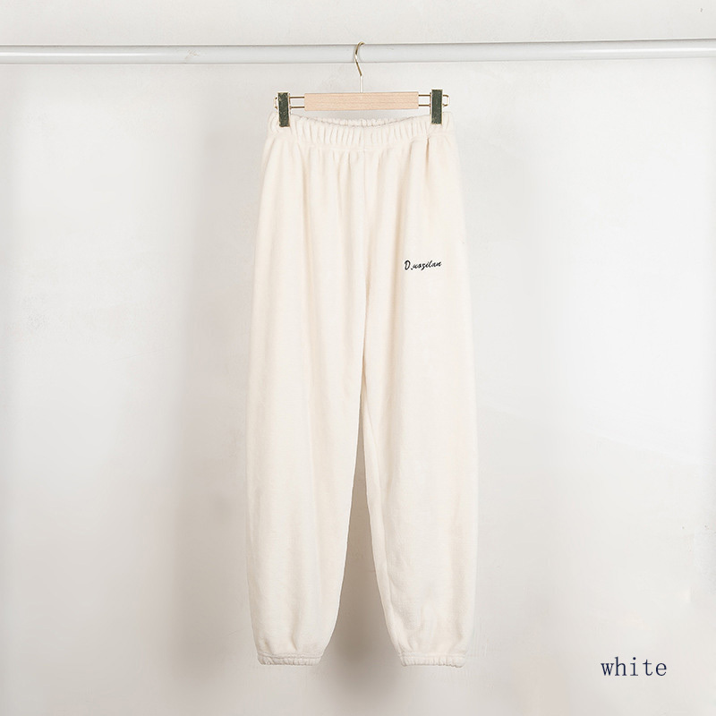 Wholesale And Customized Coral Velvet Pajama Pants Thick Fashion Warm Pants Home Casual Pants