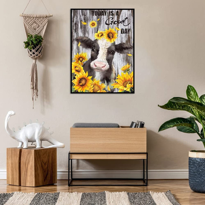 30*40cm New Cow Adult Diamond Sticker 5D Diamond Painting DIY Full Diamond Living Room Decorative Hanging Painting