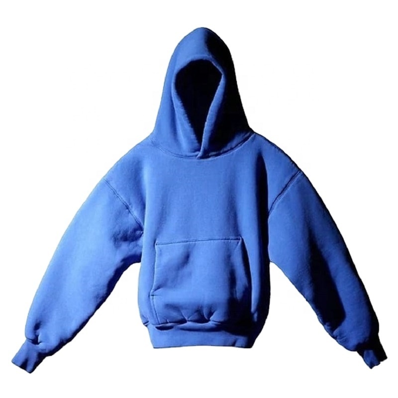 Unisex Heavyweight 100% Cotton fleece Hoodie 600 Gsm No Drawstring Oversized Winter Men Custom Reversible Double Layer Hoodies