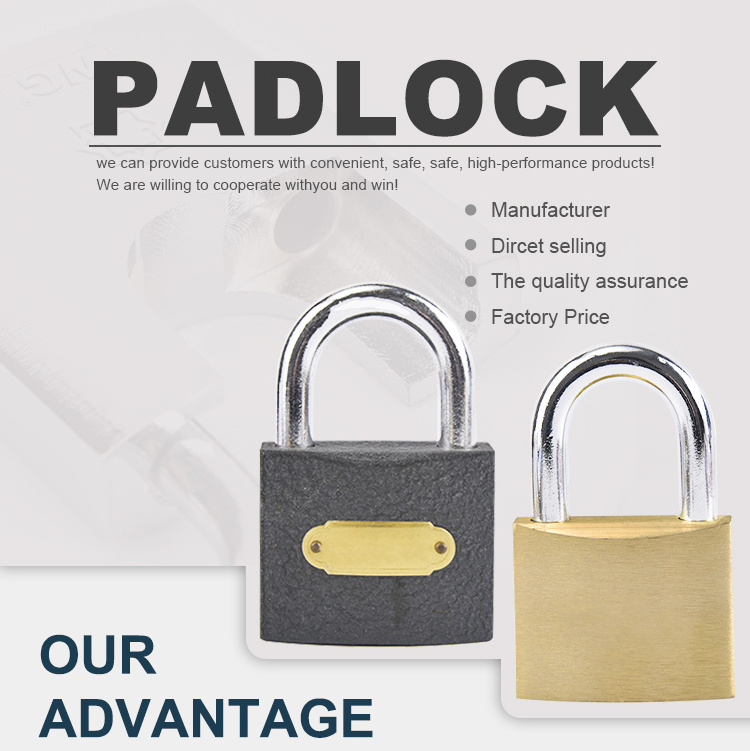 Factory Direct Sales 60-90 MM Heavy Duty Stainless Steel Round Lock Disc Padlock Discus Padlock With Keys