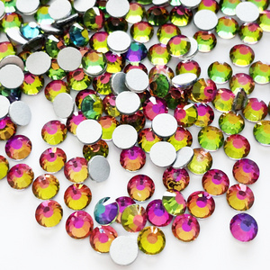 High Quality diamond shaped Glass Rhinestones Rainbow SS20 Flat Back Non Hotfix Rhinestone Crystal For Nail Stone