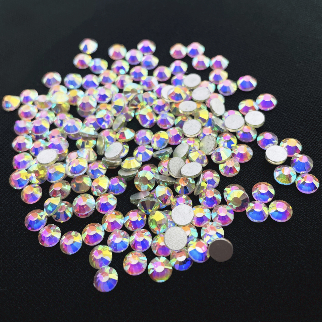 AB Non Hotfix Rhinestones Glitter Crystal Glue on Strass Diamond Rhinestones Bling Crystal Glass High Grade Formal 1 Bag