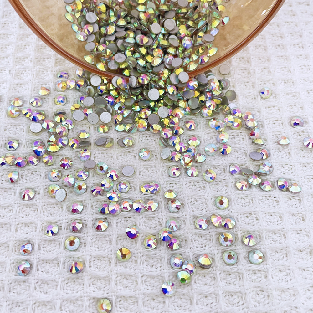 AB Non Hotfix Rhinestones Glitter Crystal Glue on Strass Diamond Rhinestones Bling Crystal Glass High Grade Formal 1 Bag