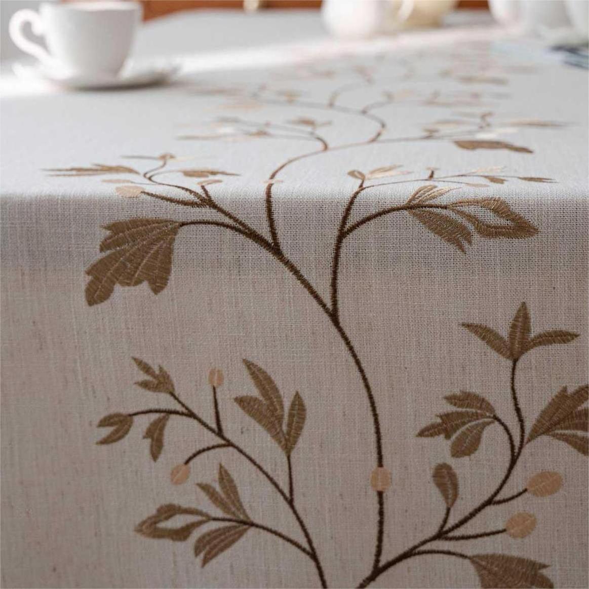 flowers embroidered tablecloths table cloths table linen home wedding hotel party indoor outdoor