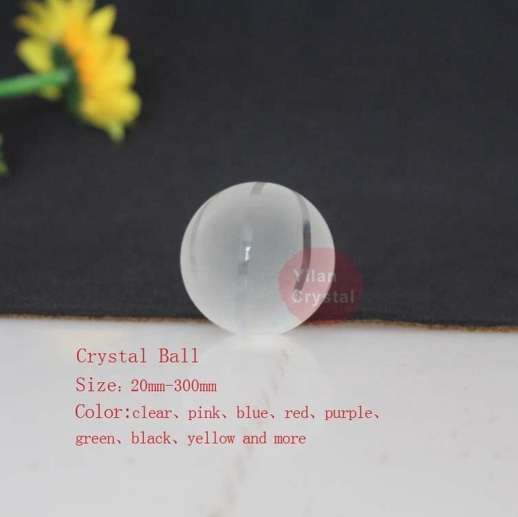 Popular Hot Sell Clear K9 Crystal Glass Basketball For Event's Souvenir