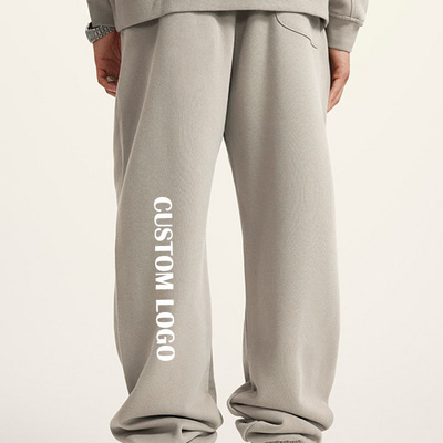 Wholesale Drawstring Loose Wide Leg Sports Pants Street Wear Custom Logo Blank Men Joggers 100 Cotton Fleece Baggy Sweatpants BestSuppliers