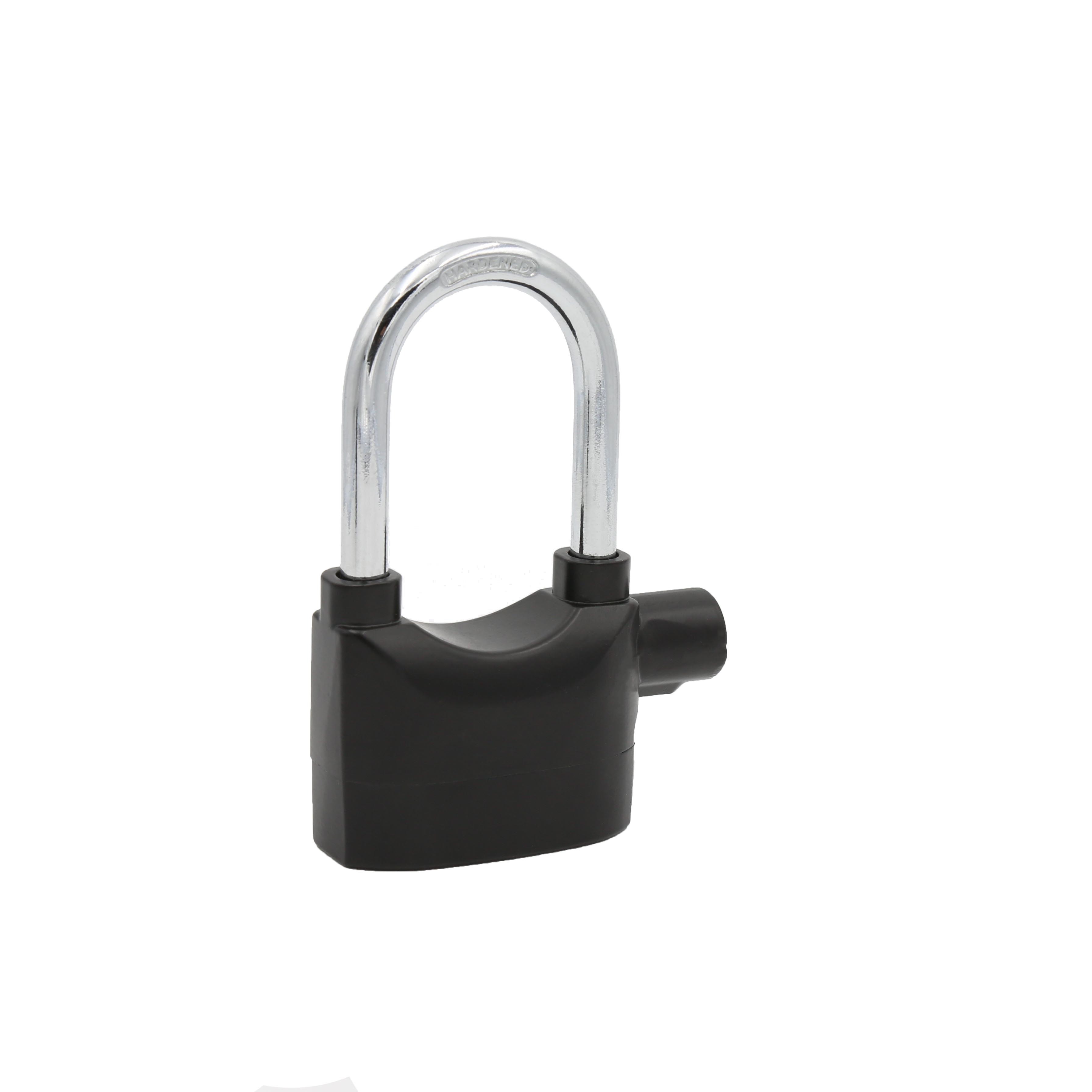 ZH013-1 Cheap Waterproof Short Beam Safety Low Power Alarm Aluminium Alloy Padlock With Keys