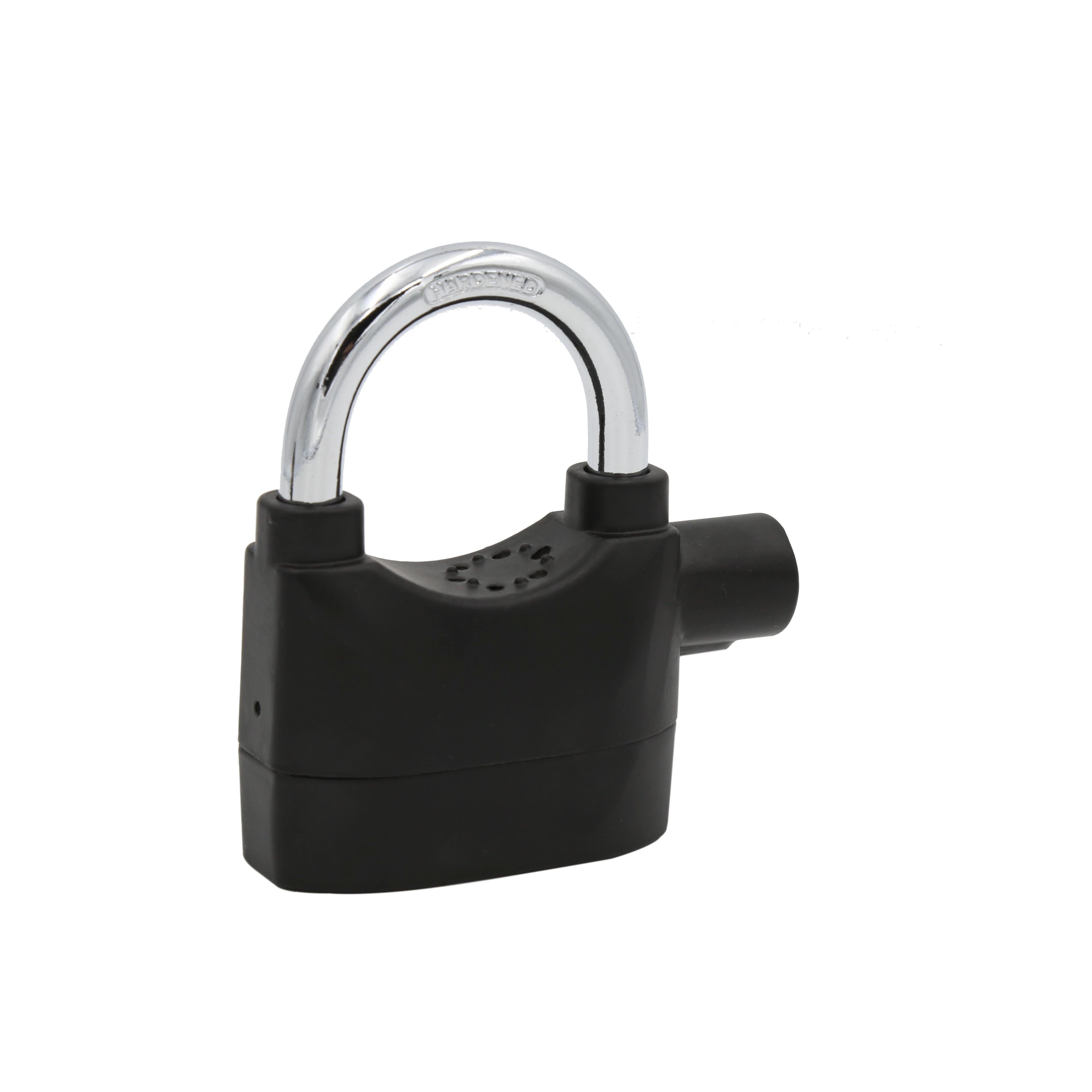 ZH013-1 Cheap Waterproof Short Beam Safety Low Power Alarm Aluminium Alloy Padlock With Keys