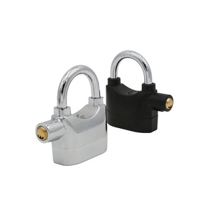 ZH013-1 Cheap Waterproof Short Beam Safety Low Power Alarm Aluminium Alloy Padlock With Keys