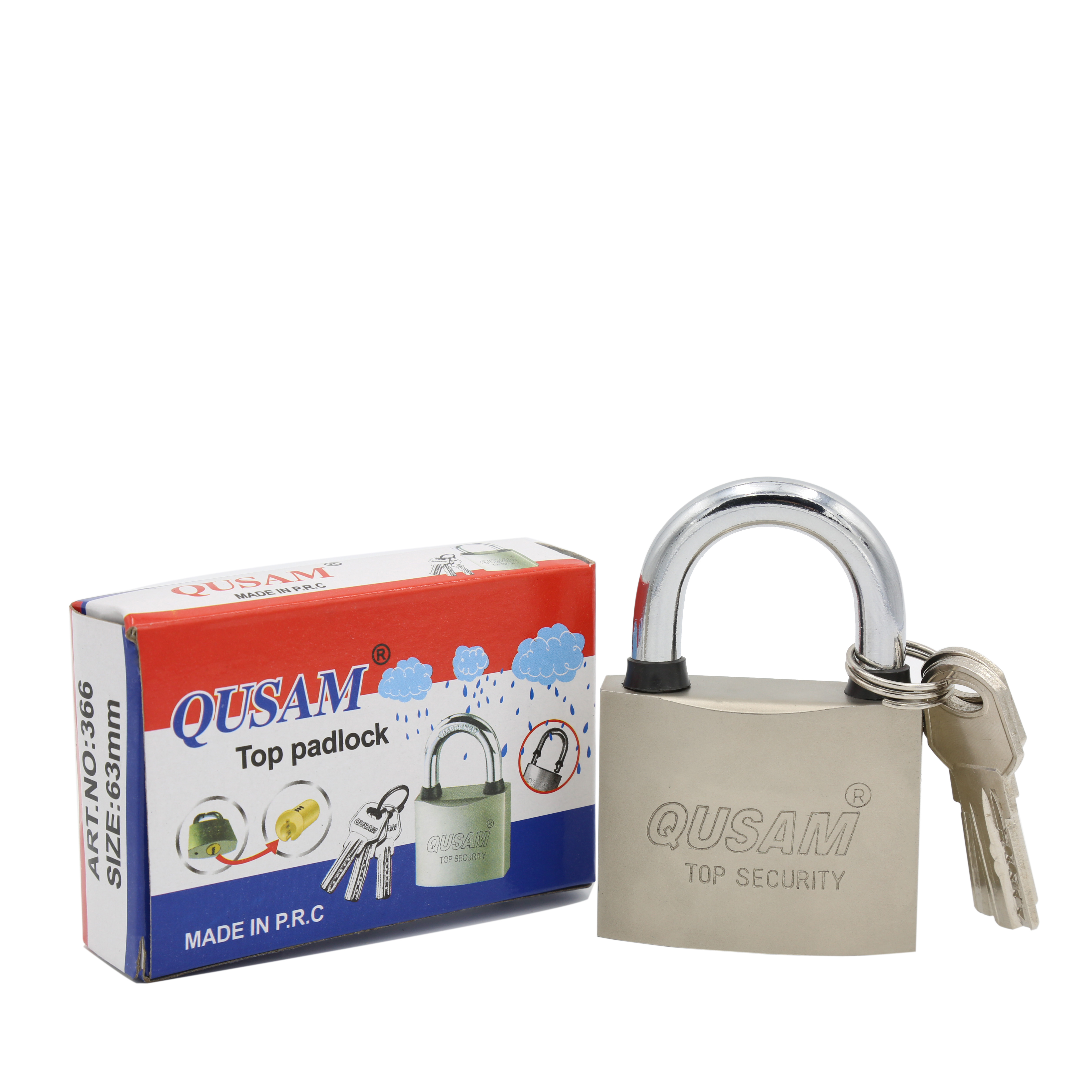 32mm color imitated painting computer key long shackle top security padlock