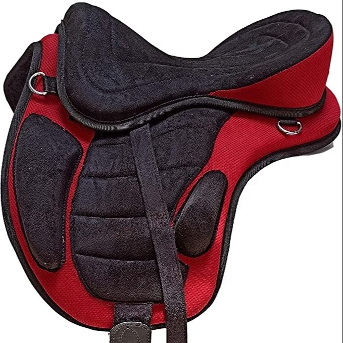 Synthetic Leather Fancy Custom Horse Treeless Saddle/ Horse Riding At Wholesale Price