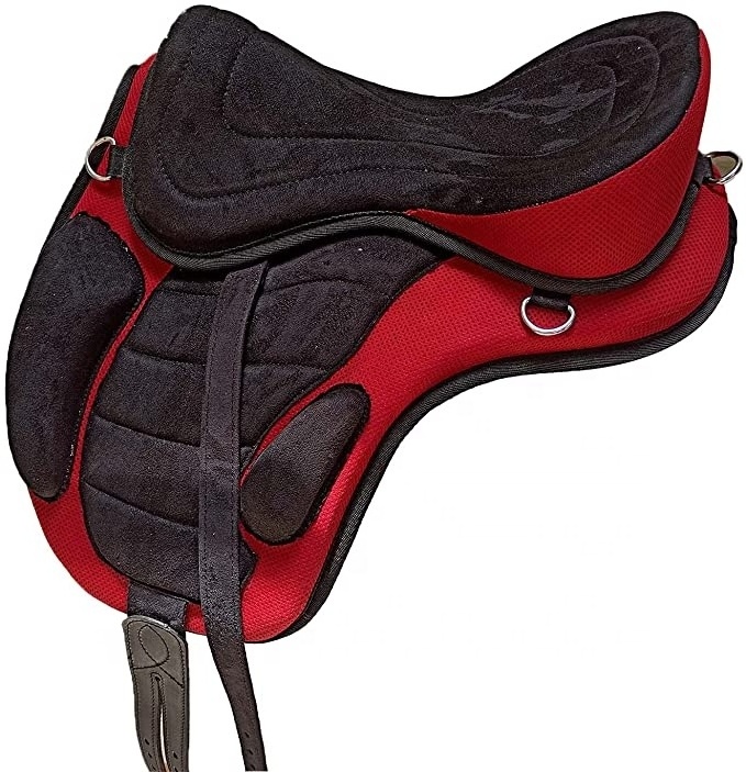 Synthetic Leather Fancy Custom Horse Treeless Saddle/ Horse Riding At Wholesale Price