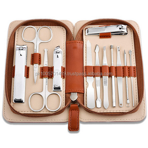 Stainless Steel 12pcs Gift Manicure Set Personal Care Tools Kits with Leather Bag No reviews yet