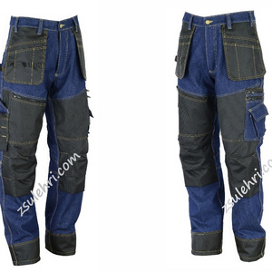 Denim Cargo Pants Men /Trousers, heavy fabric, Cotton Denim Work Pants