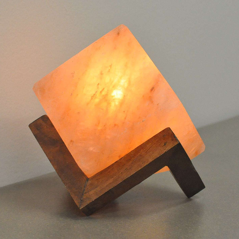 Himalayan Square Shaped USB Salt Lamps Himalayan USB Salt Lamp Cube Shape Multicolored LED Bulb 7-9 kg lamp With Custom Pecking