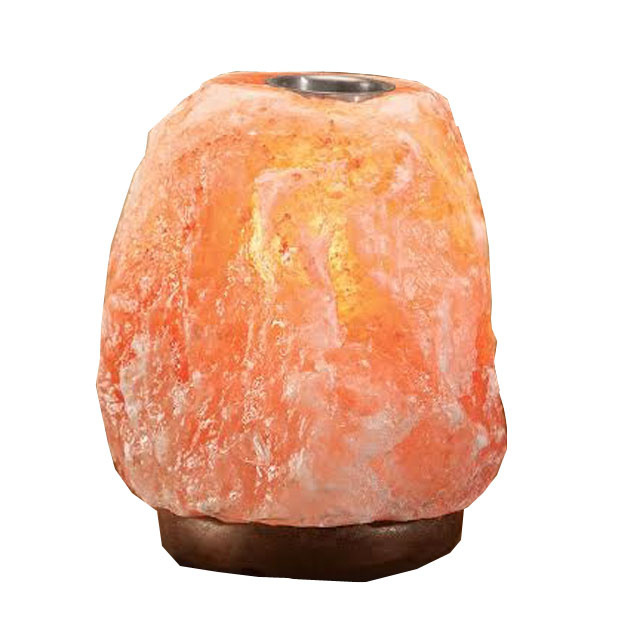 Himalayan Salt Tea Light Candle Holder Square Shape Crafted Crystal Pink Rock Custom Size Top Premium Quality custom logo OEM