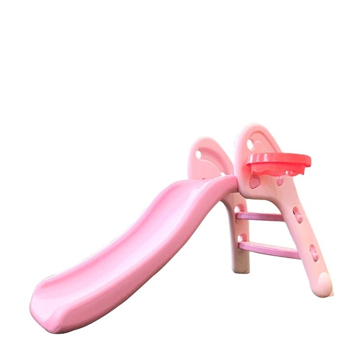 Children indoor playground baby durable slides toys kids cheap colorful plastic swing slides in multiple colors OEM Customized