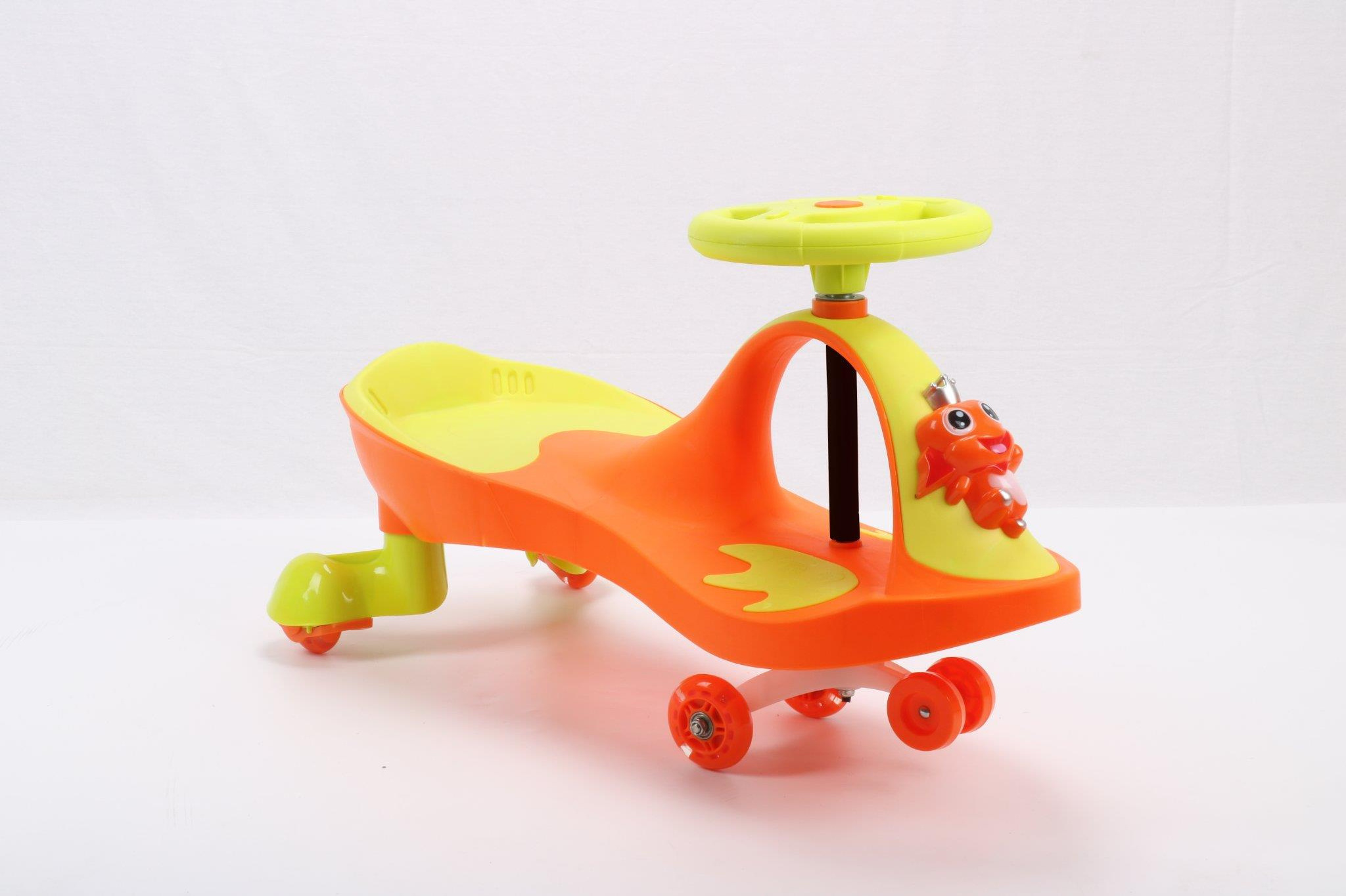 New Design Children Ride On Swing Car With Mute Wheel & Music Lovely Kids Twist Wiggle Car Baby Kid Auto Electric Pusher