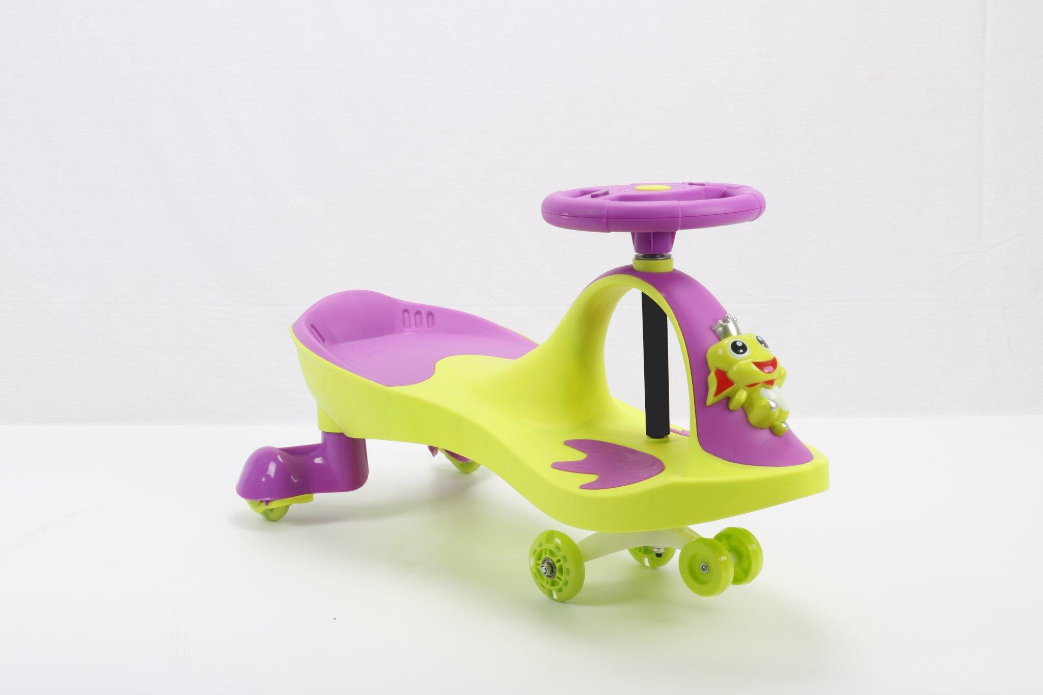 New Design Children Ride On Swing Car With Mute Wheel & Music Lovely Kids Twist Wiggle Car Baby Kid Auto Electric Pusher