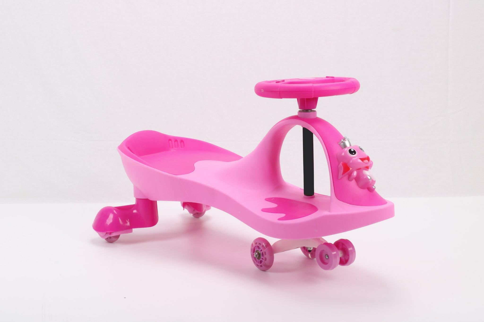 New Design Children Ride On Swing Car With Mute Wheel & Music Lovely Kids Twist Wiggle Car Baby Kid Auto Electric Pusher