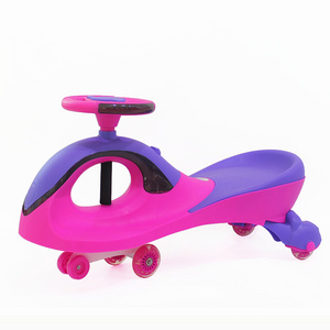 New upgrade ride on toy kids wiggle car flashlight baby swing car 360 degree flexible turning glide BPA free baby twist car