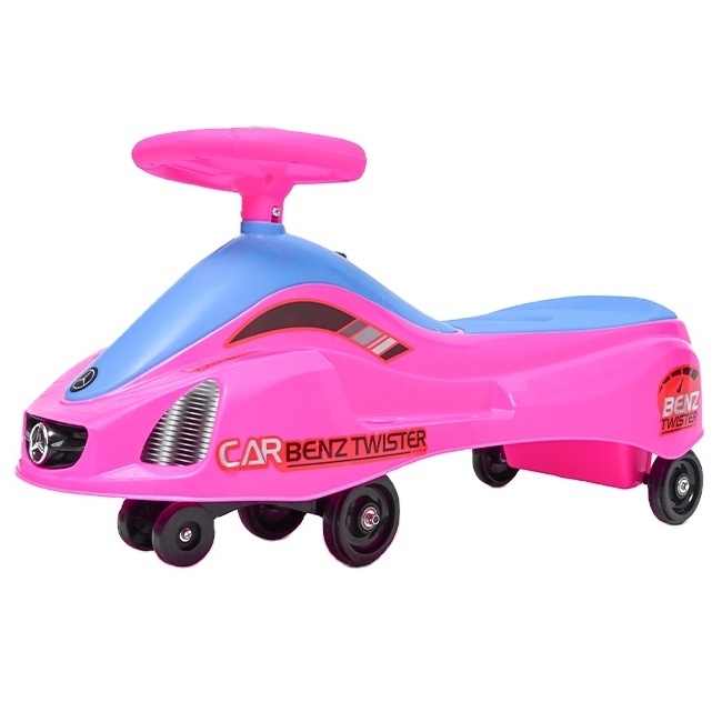 Toy benz twister car for Children High quality  PP Plastic Car with  no gears and pedals Auto rider toy car OEM Customized