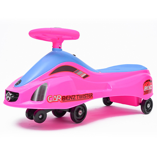 Toy benz twister car for Children High quality  PP Plastic Car with  no gears and pedals Auto rider toy car OEM Customized