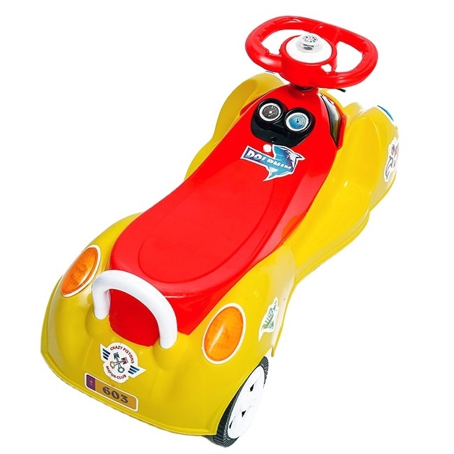 OEM Factory direct supply toddlers Dolphin Ride on cars PP Plastic material with horns no gears no pedals for 3-5 years kids