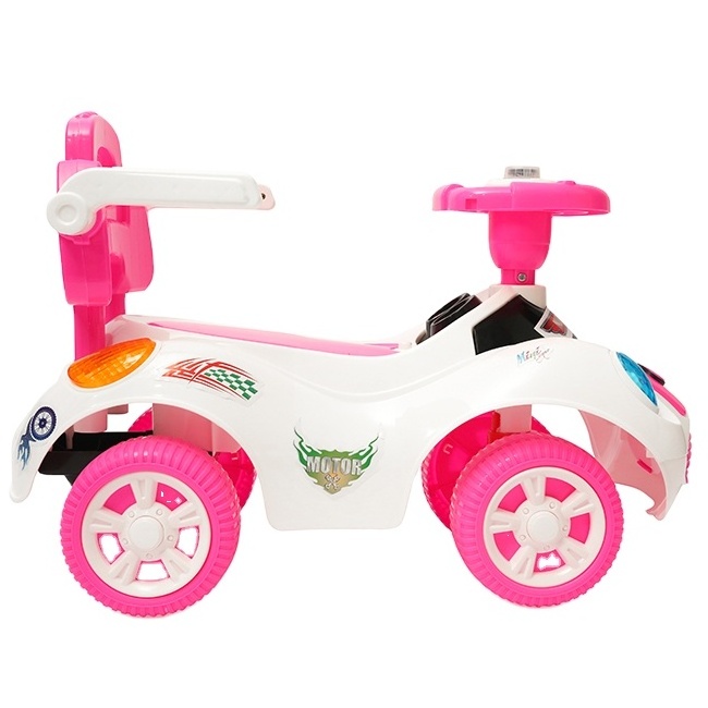 New arrival fashion high quality plastic musical 1-3 years baby ride on push car child mini car toy  with push handle