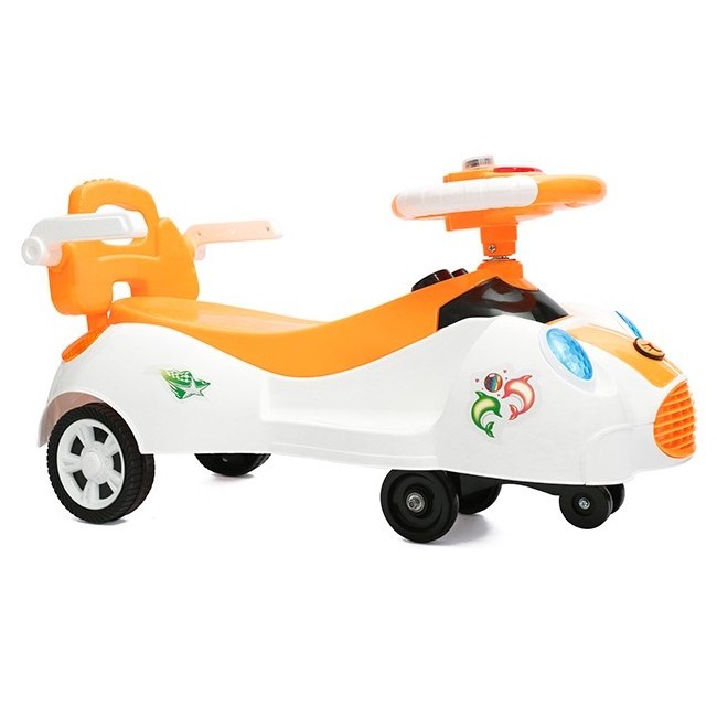 Wholesale dolphin car children pedal balance car 1-8 year old baby twist toy car cute boys girls kids custom sedvice