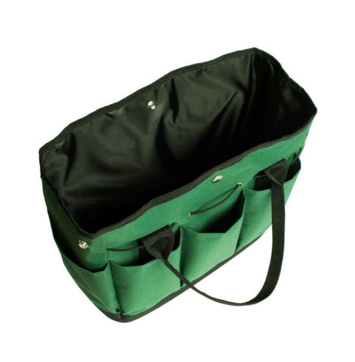 Canvass Gardening Tool Bag for Indoor and Outdoor Gardening Pouch with 8 Pockets Large Capacity Tool Bag