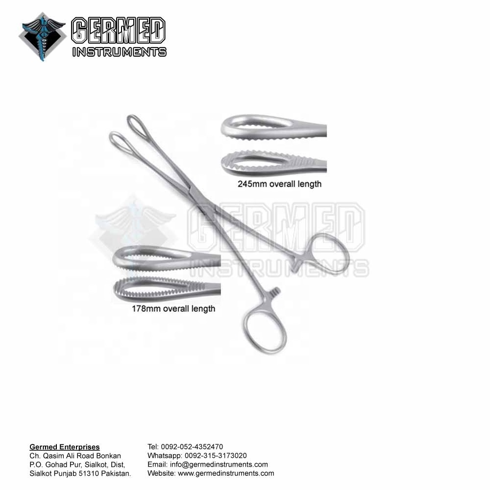 Manufacturer Supplier Best Price High Quality Stainless Steel Foerster Ballenger Sponge Holding Forceps 25cm By Germed ENT