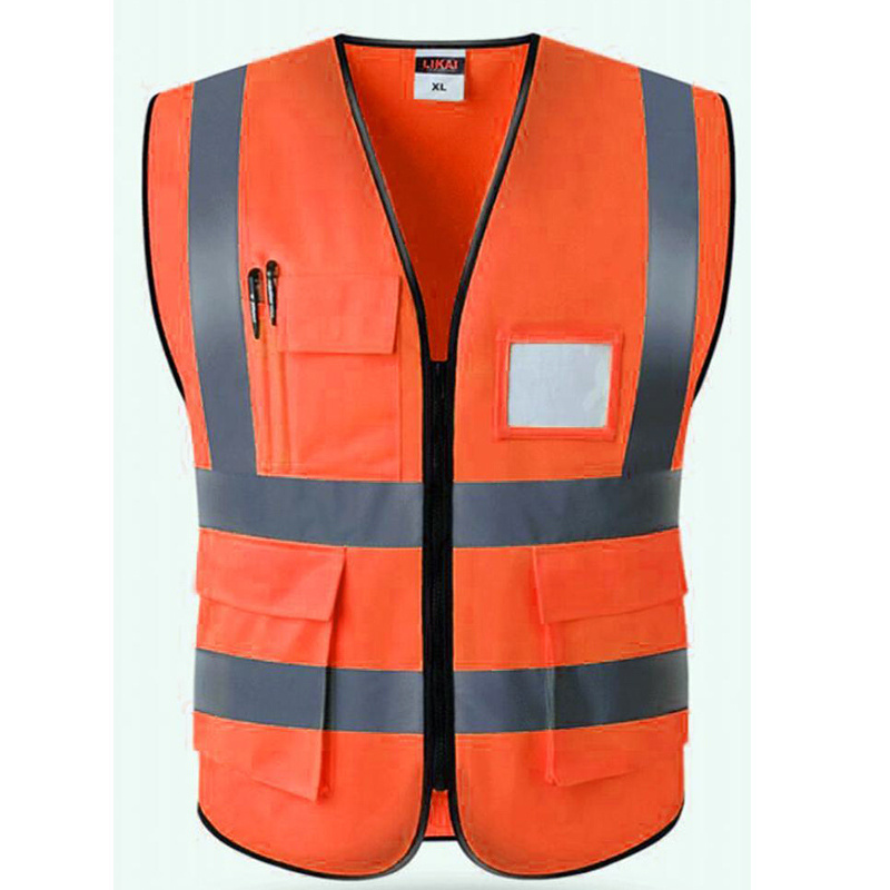 Factory Wholesale Custom Logo Hi Vis Reflective Safety Cyclist Bike Vest Viz High Visibility Mesh Waistcoat