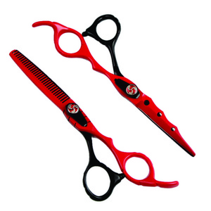 Titan Hair Cutting Scissors Professional Japanese Steel Barber Scissors Thinning Shears Hair Cutting