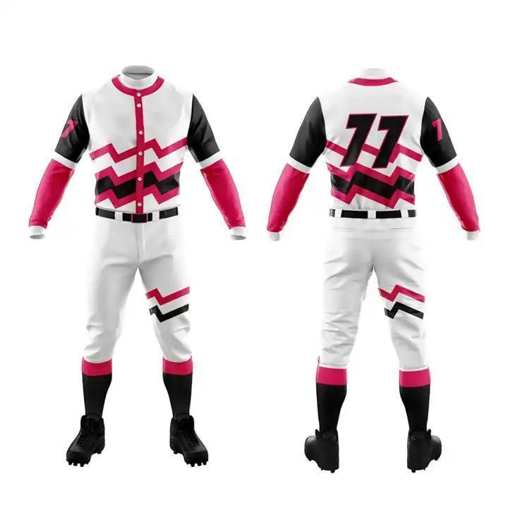 Good Price Best Quality Custom Sublimation Baseball Jerseys & Pant Sets Wholesale Baseball Uniforms