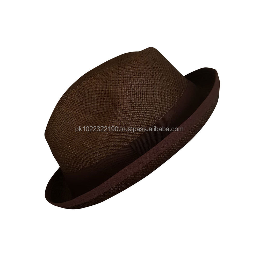 Fedora hat women wholesale Straw Fedora Hat for Women Men Summer