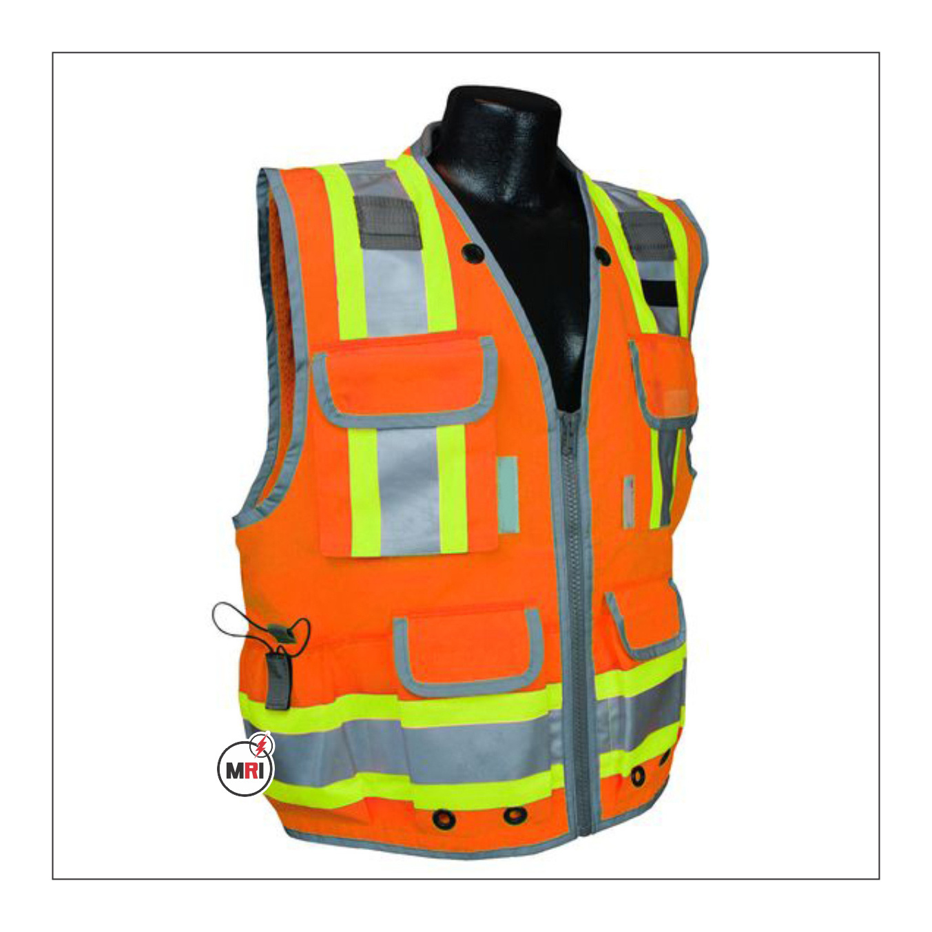 100% polyester breathable mesh yellow safety vest hi vis reflective jacket construction work waistcoat with pockets