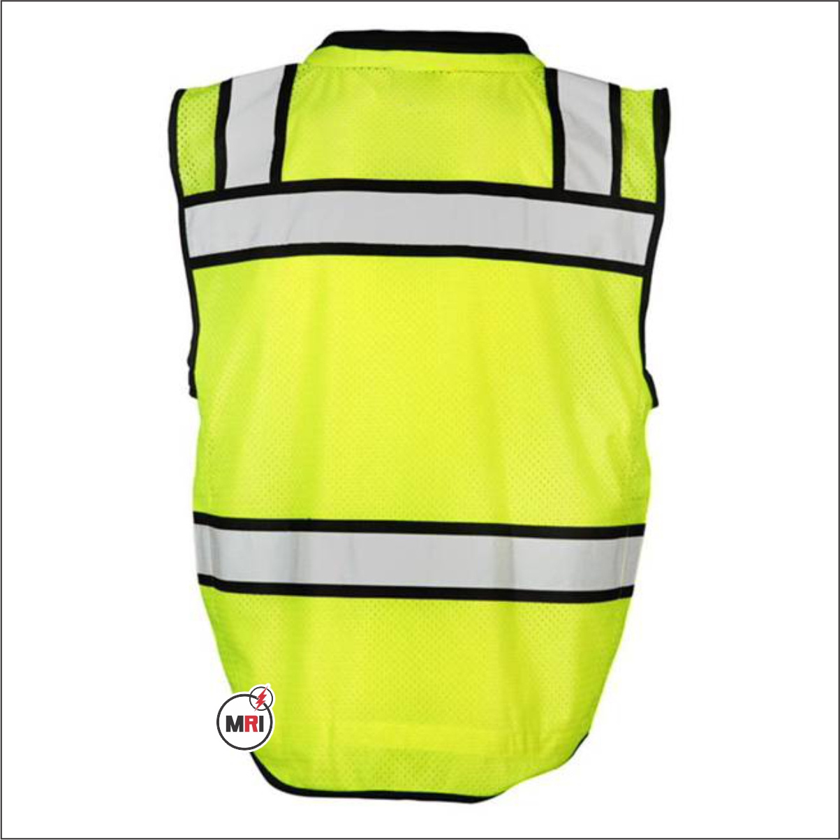 High Visibility reflective safety vest with 2pockets customized high quality yellow mens mesh safety jacket