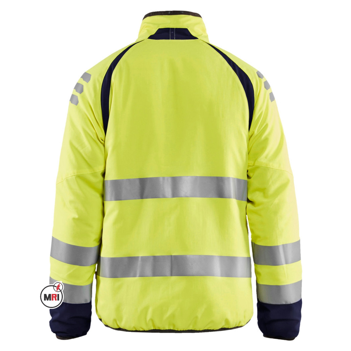 Winter Heated PVC Raincoat Orange Fluorescent High Visibility Safety Reflective Jacket for Men with Pocket