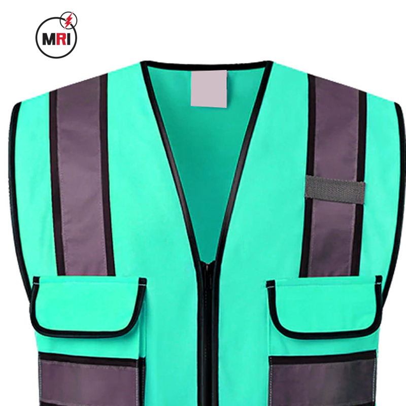 High Visibility Hi Vis Vest orange Reflective Safety Hi Vis Vest With Custom Logo and Label Wholesale with customization