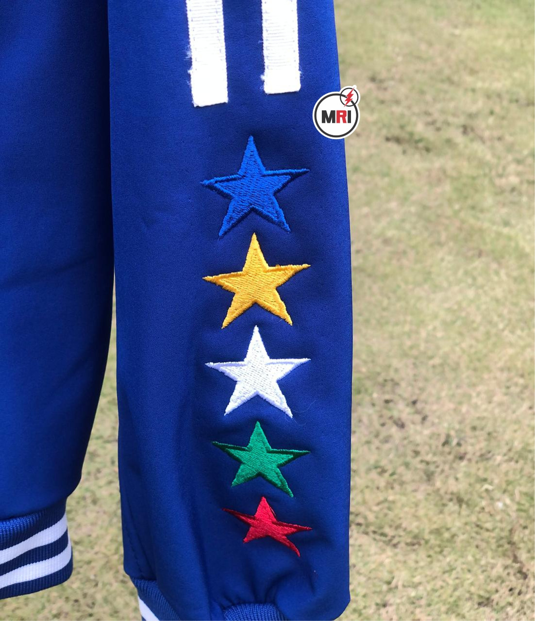 Brand New Order of the Eastern Star Blue Softshell Embroidered Jacket Wholesale Custom Embroidered Chenille Patches Jacket