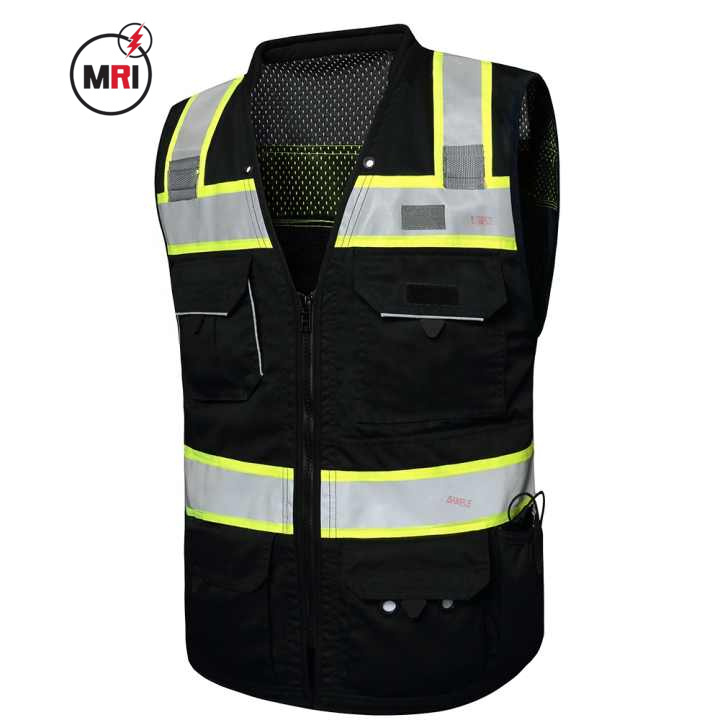 High visibility Safety Vest Custom best quality durable Men's High Reflective Safety Workwear safety vest OEM Customized