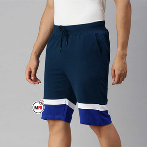 Brand New High Quality Color Sky Blue Brown Men Training Bottoms Cargo Running Short Pants  Polyester Spandex Men' Short Joggers