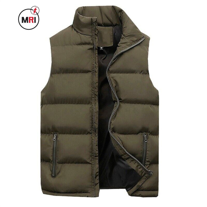 OEM Custom Wholesale Sleeveless Body warmer Winter Outerwear Down waist Coat Light Weight Men Quilted Padded Puffer Vest